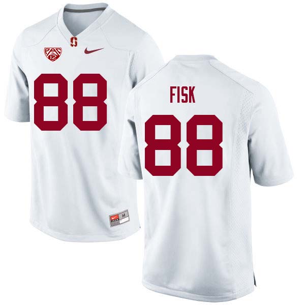 Men Stanford Cardinal #88 Tucker Fisk College Football Jerseys Sale-White - Click Image to Close